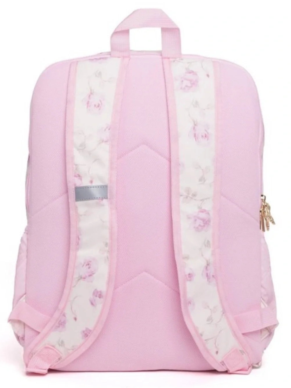 Love Shack Fancy for Target Pink Floral Quilted Kids Backpack with Bow Charm